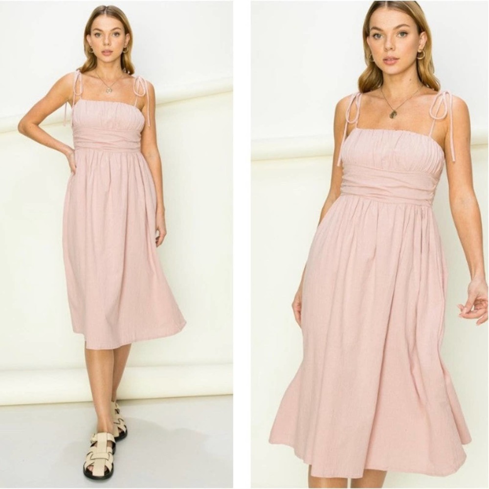 Perfect Timing Pleated A-Line Dress - Picture 2 of 5